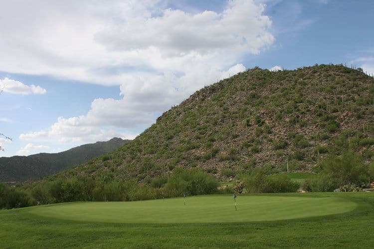 Gallery Golf Club Golf Course Putting Green, Dove Mountain AZ
