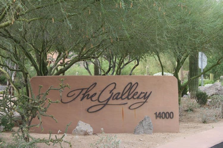 Gallery Golf Club Welcome Entrance Sign, Dove Mountain AZ
